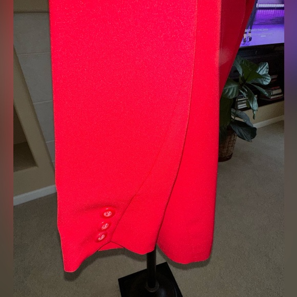 Red Executive Collection Two-Piece Skirt Suit.  Plus Size 20W - Picture 4 of 13
